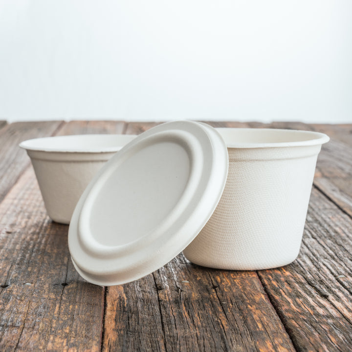 Sugarcane Bowl Lid, One lid fits all