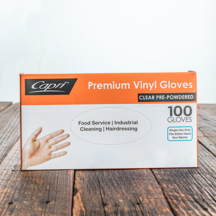 Vinyl Gloves Medium Clear