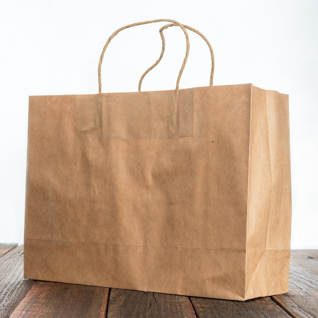 Carry Bag Medium Boutique Brown Kraft 